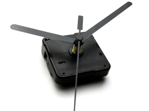 Mechanika SILENT quartz, ručičky ČIERNA, 9,5 cm