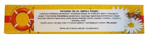 RADOWNIK R55 GUMA NA ZUBY A ĎASNÁ SAGE PROPOLIS