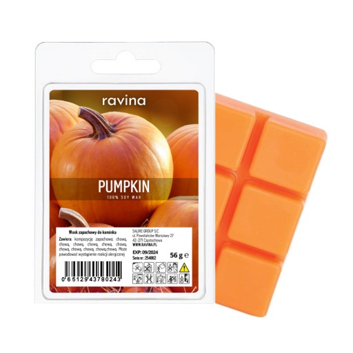 Tekvica Tekvica Vosk do krbu Tekvica 56g
