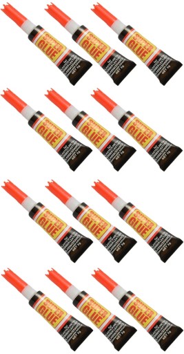 SUPER GLUE RÝCHLE EXTRA SILNÁ SILNÁ SILNA UNIVERZÁLNA SADA 12 ks