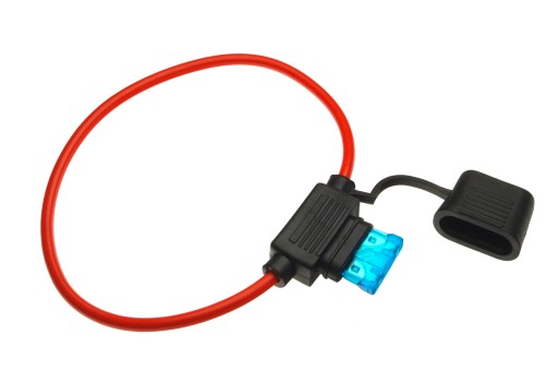 Hermetický držiak s autopoistkou MIDI 15A + 3mm kábel