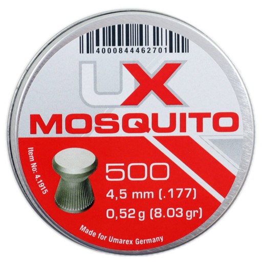 Umarex Mosquito vzduchové pištole ploché 0,52g kal.4,5mm 500 kusov