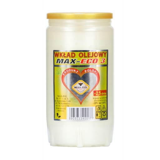 Olejová vložka MAX - ECO 3