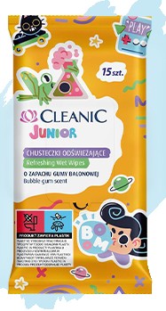 Cleanic Junior osviežujúce obrúsky pre deti