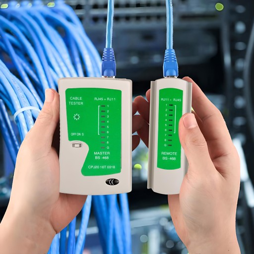 TESTER SIEŤOVÝCH KÁBLOV RJ45 RJ11 LED