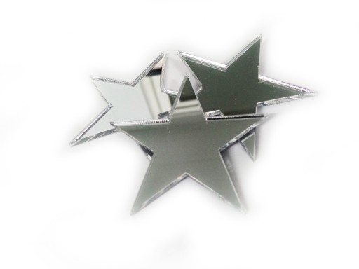 Akryl ZRKADLO hviezda 15x14,2 cm LS-86