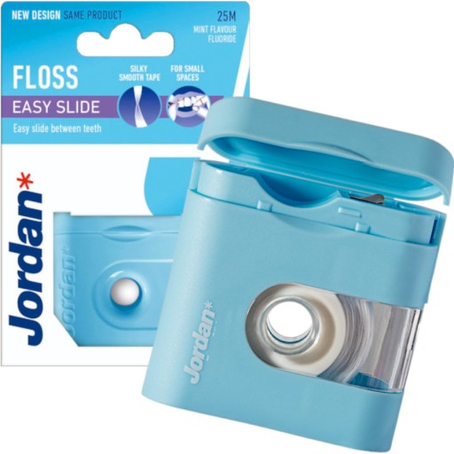 JORDAN EASY SLIDE DENTAL flosser 25m plochý