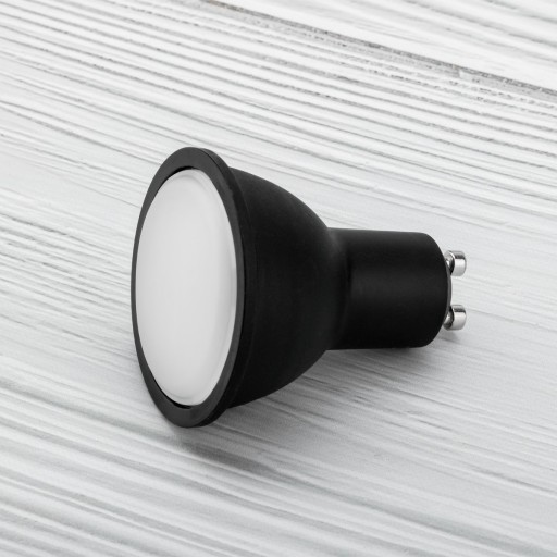 GU10 LED žiarovka 3W 270lm 3000K Teplá 120° Čierna PREMIUM LUMILED