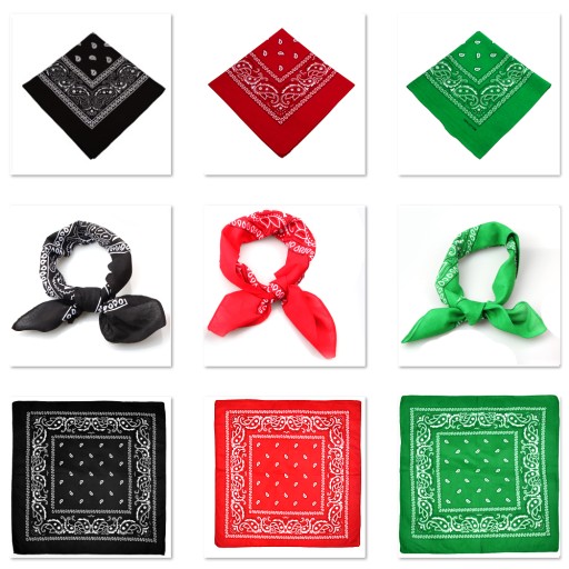 BANDAMSCARF, BANDANASCARF, BLACK