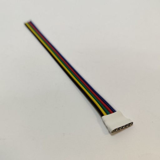 Konektor pre RGB+CCT LED pásik 6-PIN zásuvka + kábel