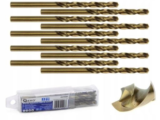 KOBALTOVÝ VRTÁK DO HSS KOVU, PRIEMER 4mm, RYCHLORYCHLOSTNÁ OCEL HSS M35