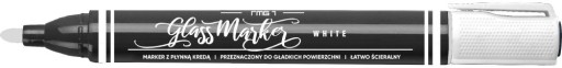 ZNAČKOVACIE KRIEDOVÉ PERO NA OKENNÉ SKLO Rystor RMG-1 BIELY