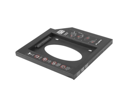 RÁMČEK ADAPTÉRA PRE 2,5'' SSD DISK namiesto 9,5 mm DVD
