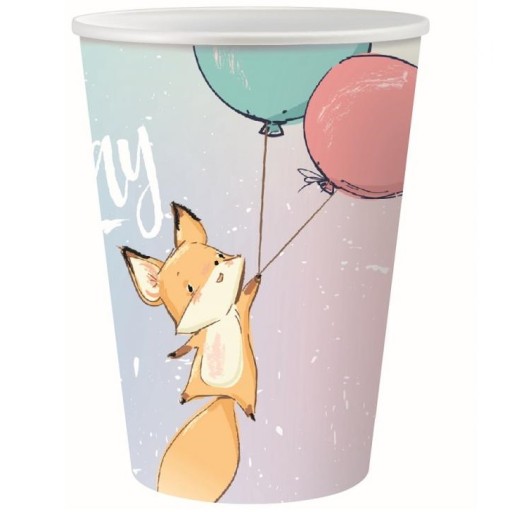 HRNČEKY FOX HAPPY BIRTHDAY, 6 ks