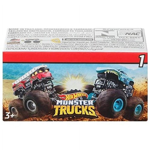 HOT WHEELS MONSTER TRUCKS MYSTERY TRUCKS MINI SURPRISE SÉRIA 1 GPB74