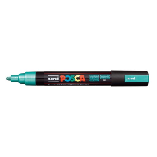 ZNAČKOVACIE PERO UNI POSCA PC-5M ZELENÁ METALIKA
