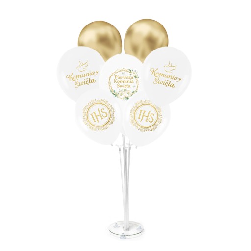 Communion Balloons Communion Balloons Sada balónikov na stojane 7 ks