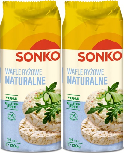 Sonko prírodné ryžové oblátky 130g x2