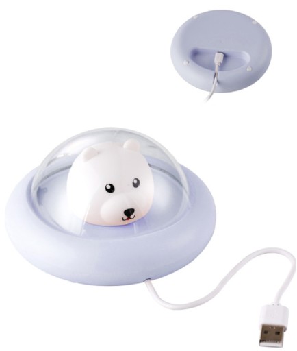 BEZDRÔTOVÁ mäkká silikónová LED nočná lampa pre DETI BEAR BEAR BEAR BEAR