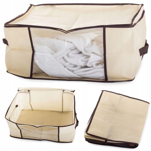 ORGANIZÉR NÁKRYT NÁDOBA NA POSTELIENINU PRIKRÝVAČKA 45X30X20cm. 25L