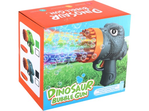 Dino na MYDLOVÉ BUBLINY bazuka + TEKUTINA MYDLOVÁ BUBBLE PISTOLE