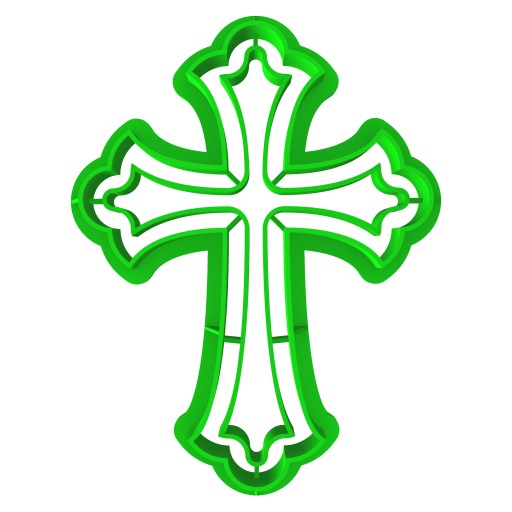 VEĽKONOČNÁ formička EASTER Vykrajovačka na perníčky Cross 8cm