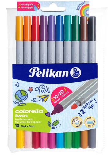 Colorella fixky obojstranné 10 ks, 20 kol