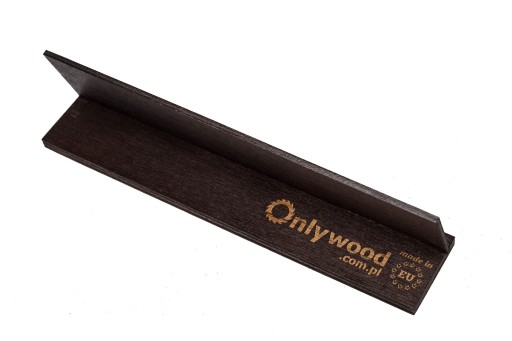 REZERVÁCIA - Hnedá drevená plaketa - Onlywood