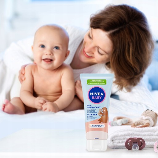 NIVEA BABY Krém pre deti, dojčatá, starostlivosť o tvár, ruky a telo, 100 ml