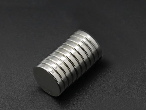 SILNÉ NEODYMIOVÉ MAGNETY SADA 10 KS 10mm x 2mm