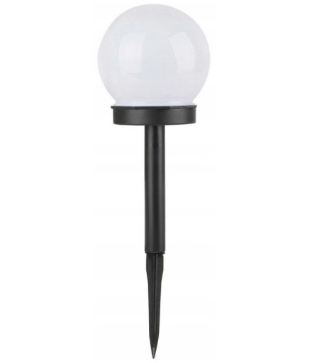 LED záhradné svietidlo SOLAR BALL WHITE 10 cm