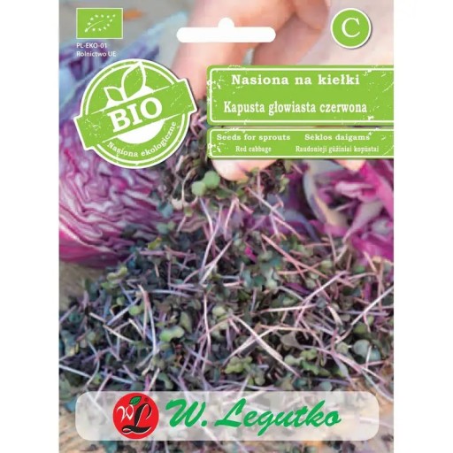 Semená na klíčky, hlavná kapusta. 10g BIO - Semená - W. Legutko