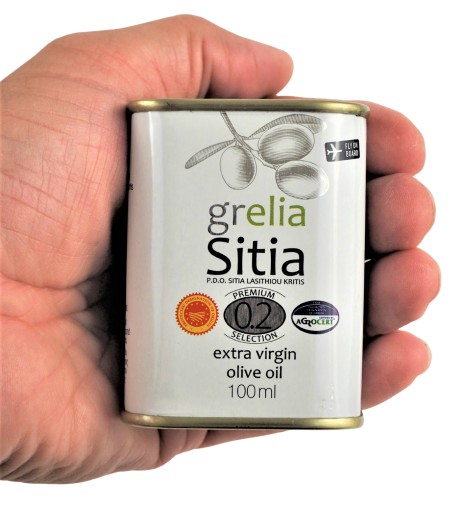 Skvelý zdravý GRÉCKY olivový olej Sitia 0,2% 100 ml - ideálny NA CESTOVANIE