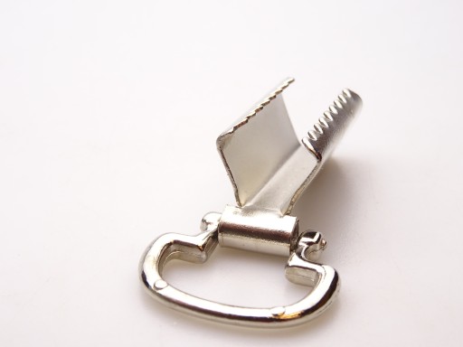 Bočná rukoväť na kabelku 27 mm strieborná