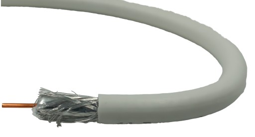 Anténny koaxiálny kábel 75 Ohm TRISET-113 1m