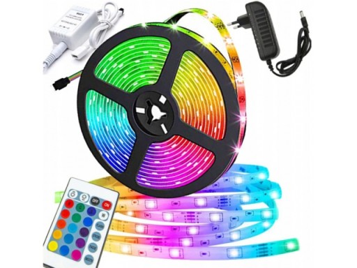 VODEODOLNÝ SMD LED PÁS 5M RGB FAREBNÝ + DIAĽKOVÉ OVLÁDANIE