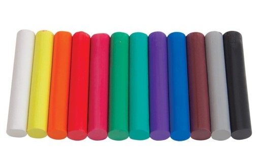 COLORINO KIDS PLASTICINE ROUND 12 FAREB