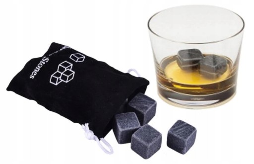 KAMENE CHLADIACE KOCKY NA NÁPOJE WHISKY 9 KAMEŇOV NA WHISKY
