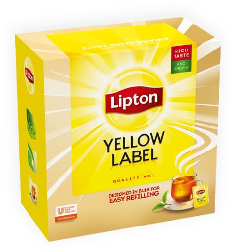 Čierny čaj Lipton Yellow Label 100 vrecúšok