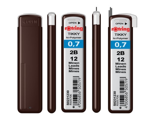 Rotring Tikky tuhy 0,7mm 2B S0231230
