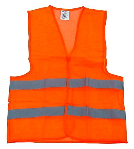ORANŽOVÁ REFLEXNÁ VÝSTRAŽNÁ VESTA