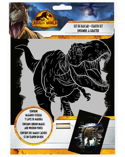 Sada stieracích žrebov JURASSIC WORLD T-REX