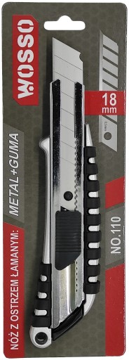 KOVOVÝ NÔŽ TAPEŤOVÝ NÔŽ S 18 mm ZLOMENÝMI ČEPELMI