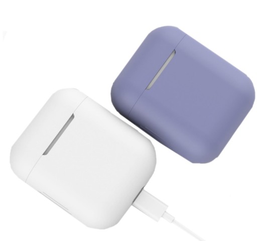PUZDRO NA AIRPOD APPLE 1 2 MÄKKÉ POUZDRO SILIKÓNOVÉ ČIERNA