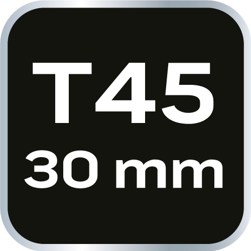 Bit TORX T45 x 30 mm, S2 x 2 ks.