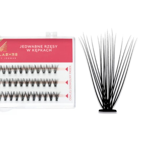 Trsové mihalnice - ManyLashes 20D C curl 10mm