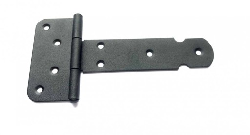 Ozdobný čierny konštrukčný pánt bránky 125 mm