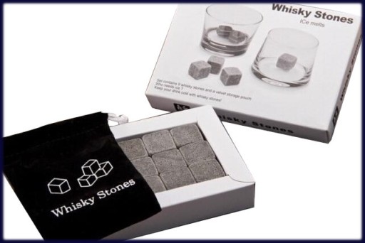 Kamenné kocky ľadu do nápojov whisky STONES