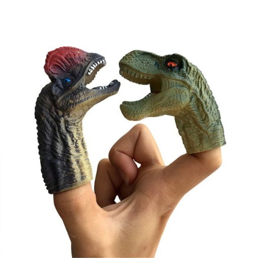 TOY Prstové bábky DINOSAURY 5 ks