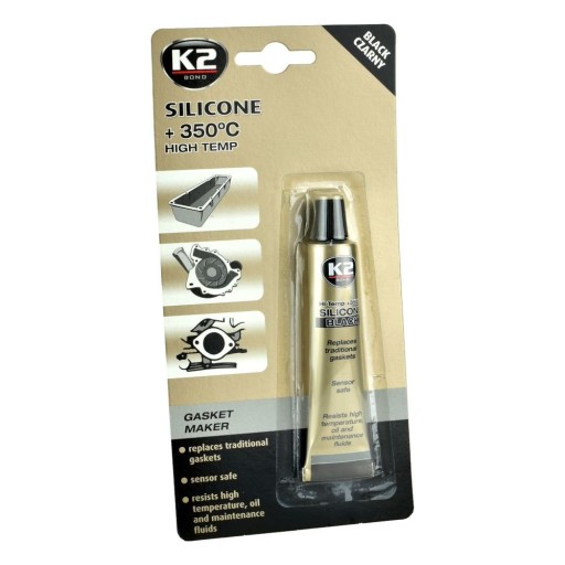 Čierny silikón 85g